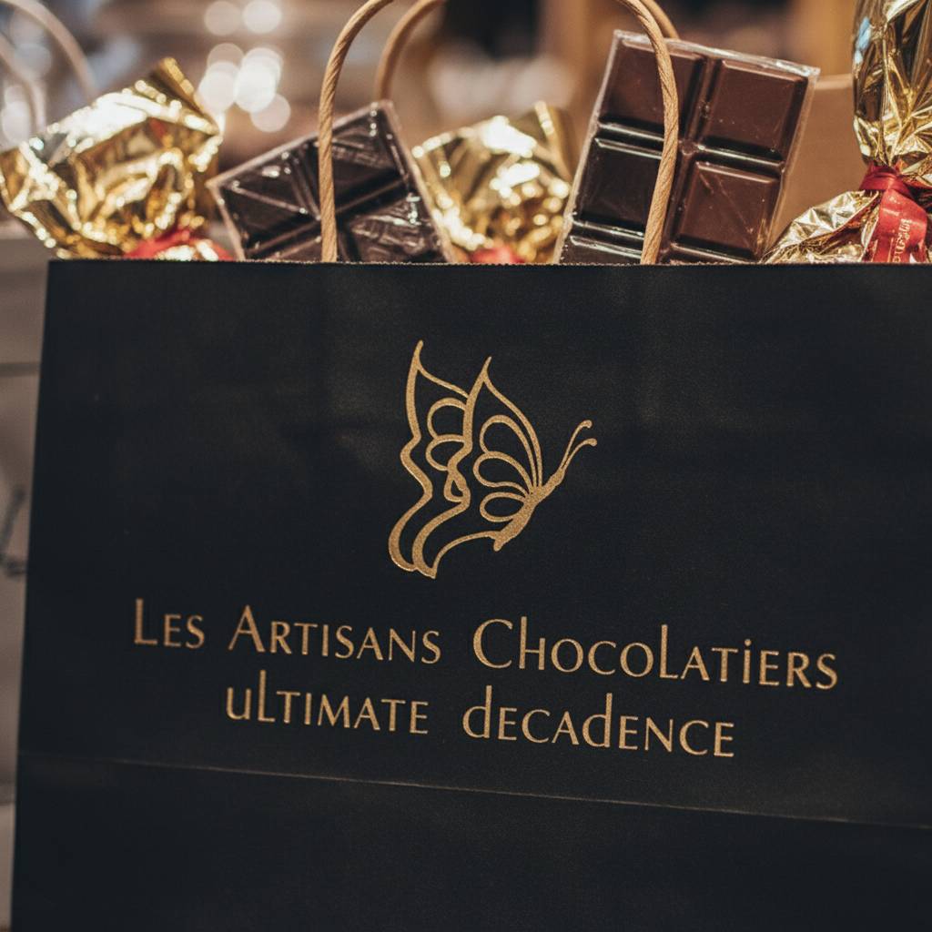 Luxury Matte Black Custom Paper Bag Design