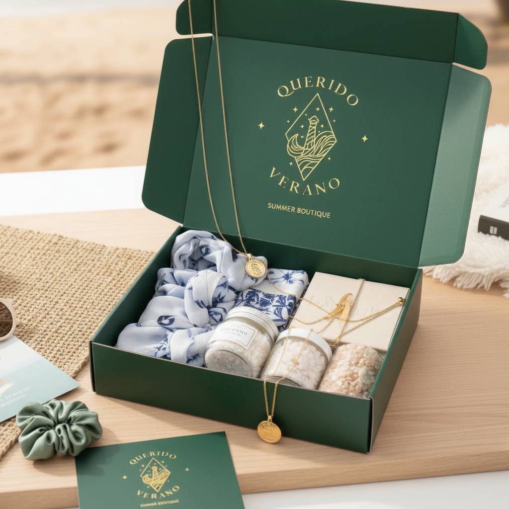 Personalized Green Paper Box For Small Business E-commerce Brand Personalized Green Paper Box For Small Business E-commerce Brand
