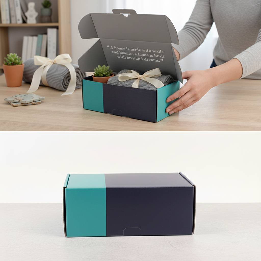 Professional Shipping Mailer Packaging Paper Boxes With Custom Logo Branding