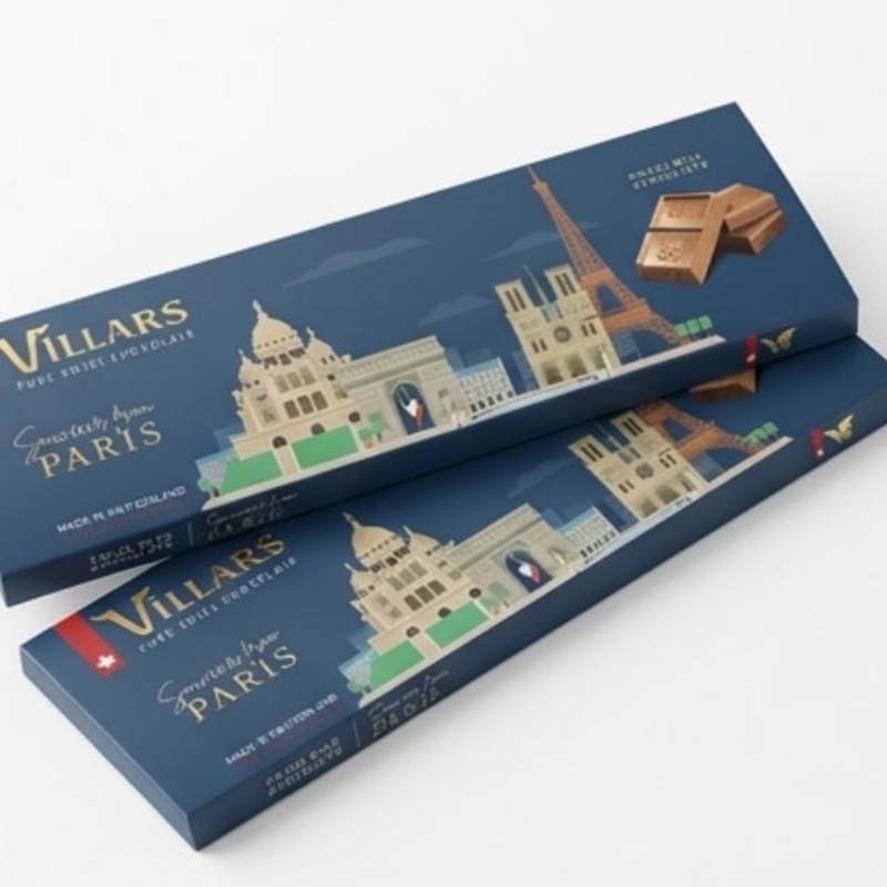 Premium Custom Printed Paper Sleeve For Luxury Chocolate Bars