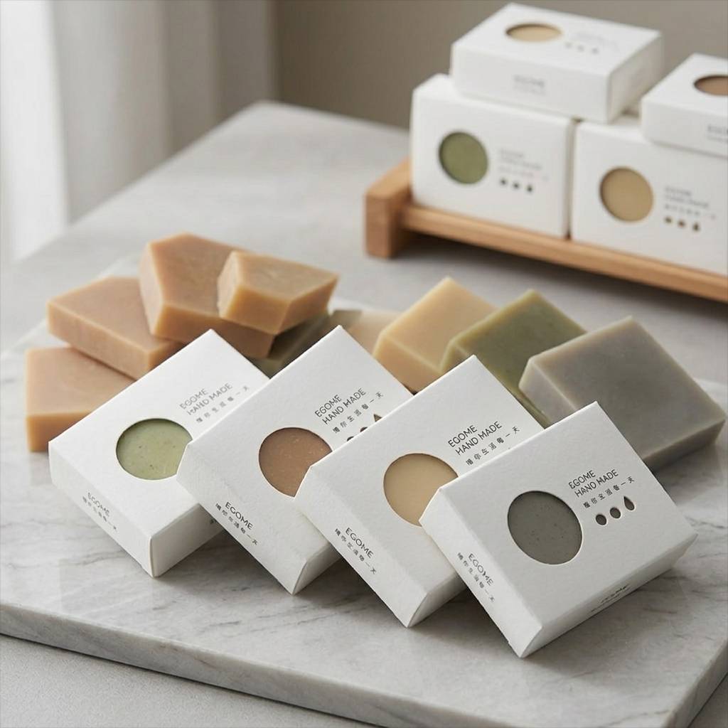 Luxury Brand Soap Packaging Boxes With Professional Logo Branding
