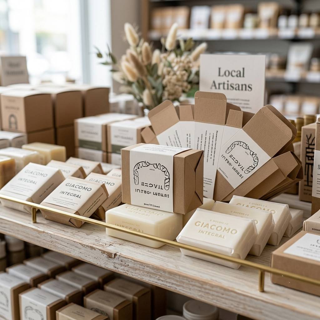 Custom Kraft Paper Boxes With Paper Sleeves For Handmade Soap