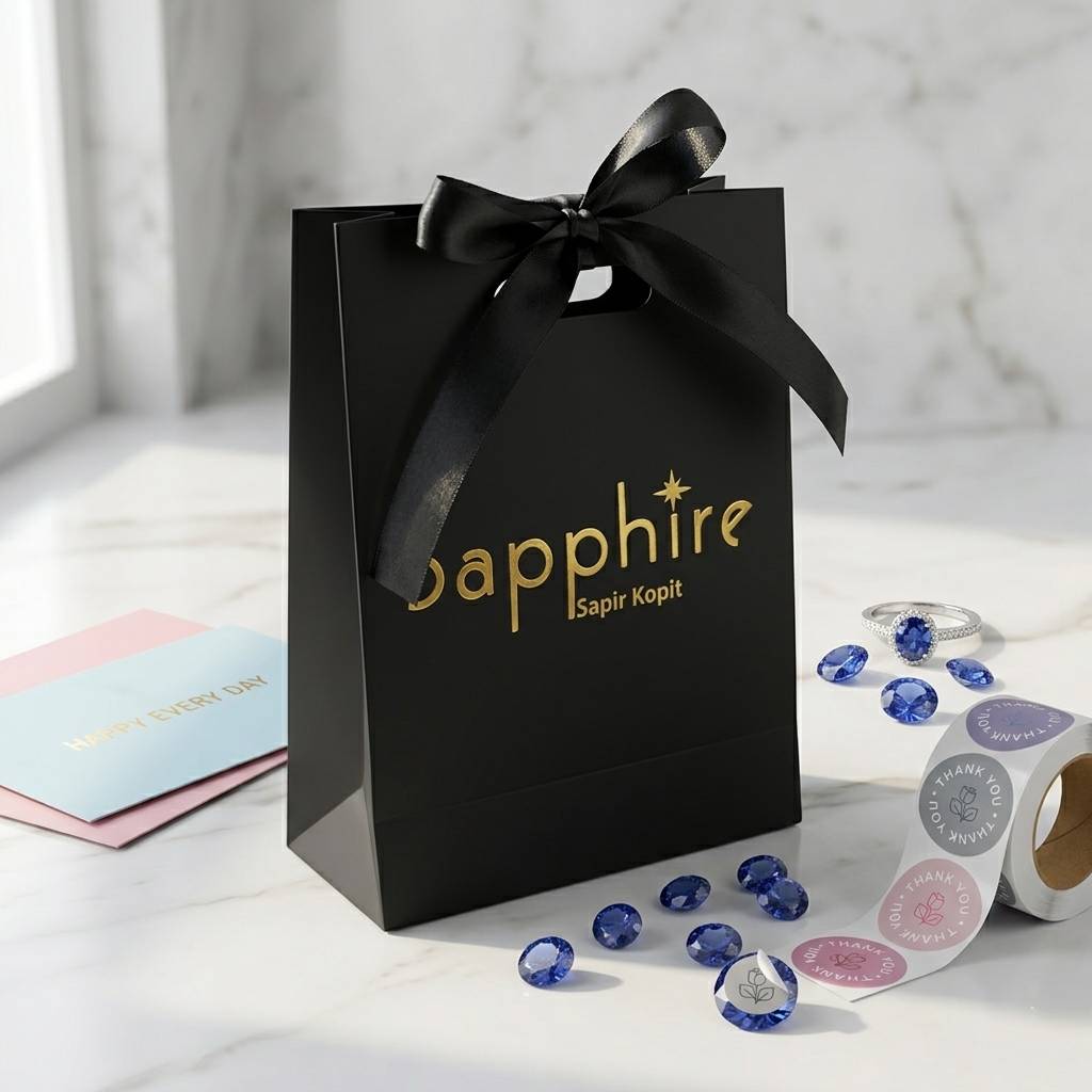 Exclusive Black Paper Bags With Premium Ribbon Handle Finish