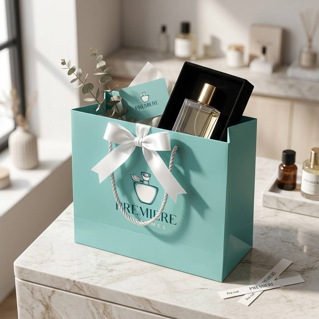 High-end textured paper bags for jewelry