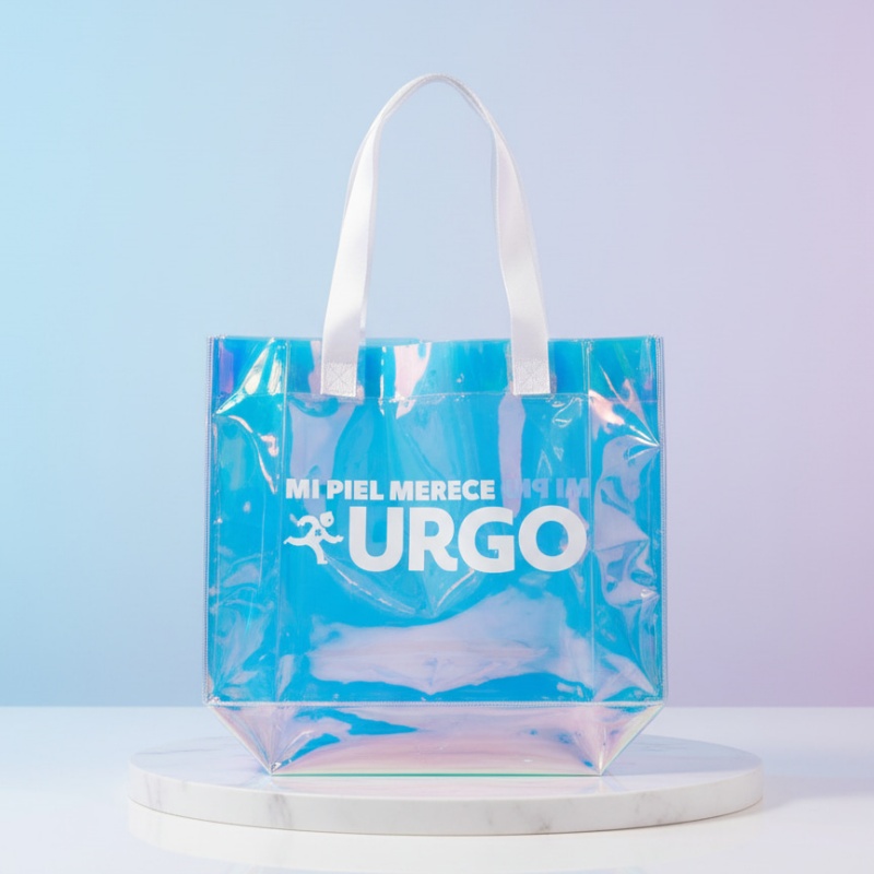 Trendy Wholesale Holographic Shopping Bags For Boutique Retail Shops