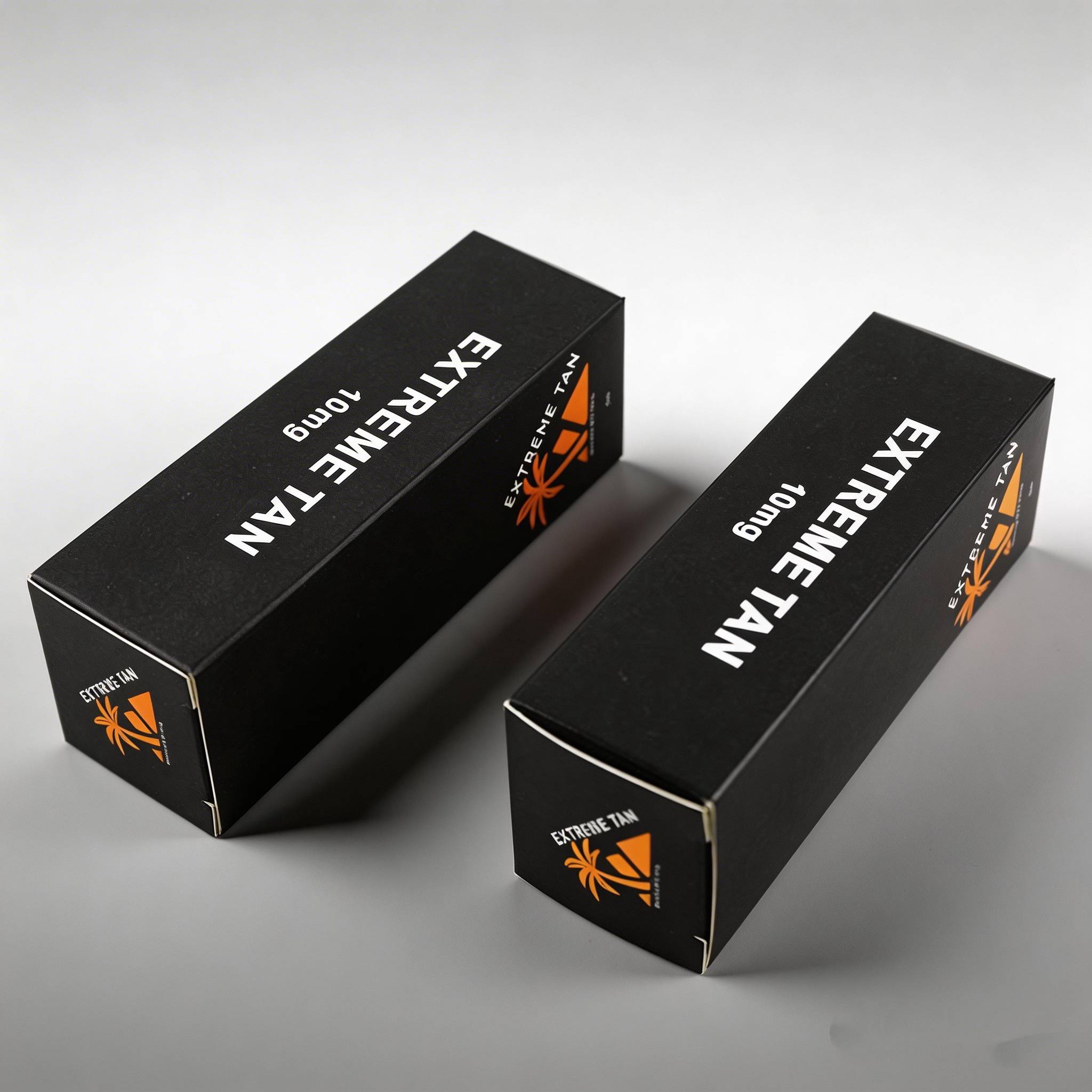 Custom Minimalist Black Paper Boxes For Premium Skincare Brands