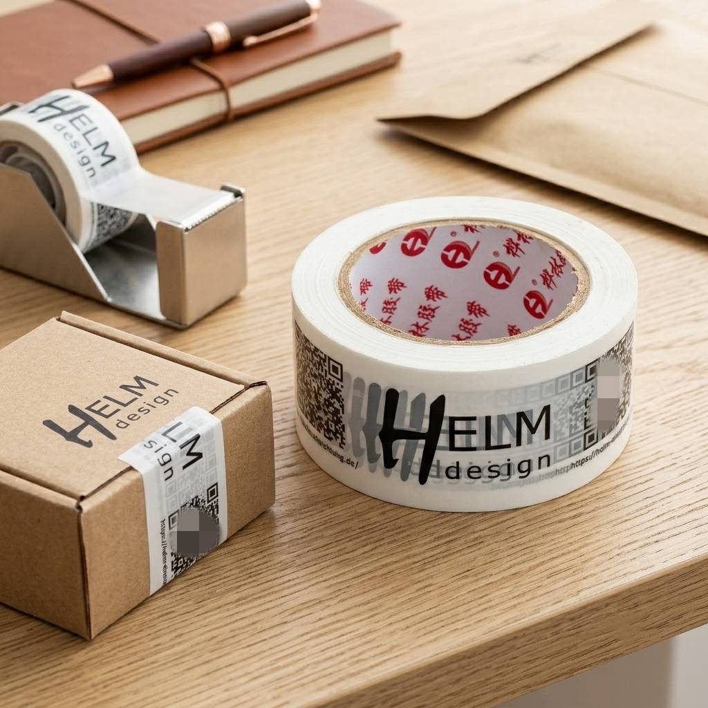 Durable Personalized Shipping Tape With Custom Logo For Business