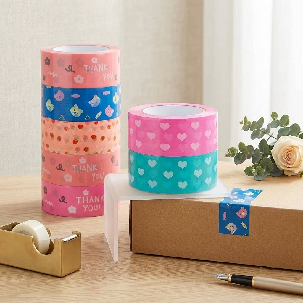 Custom Packaging Tape Heavy Duty With Creative Visual Designs