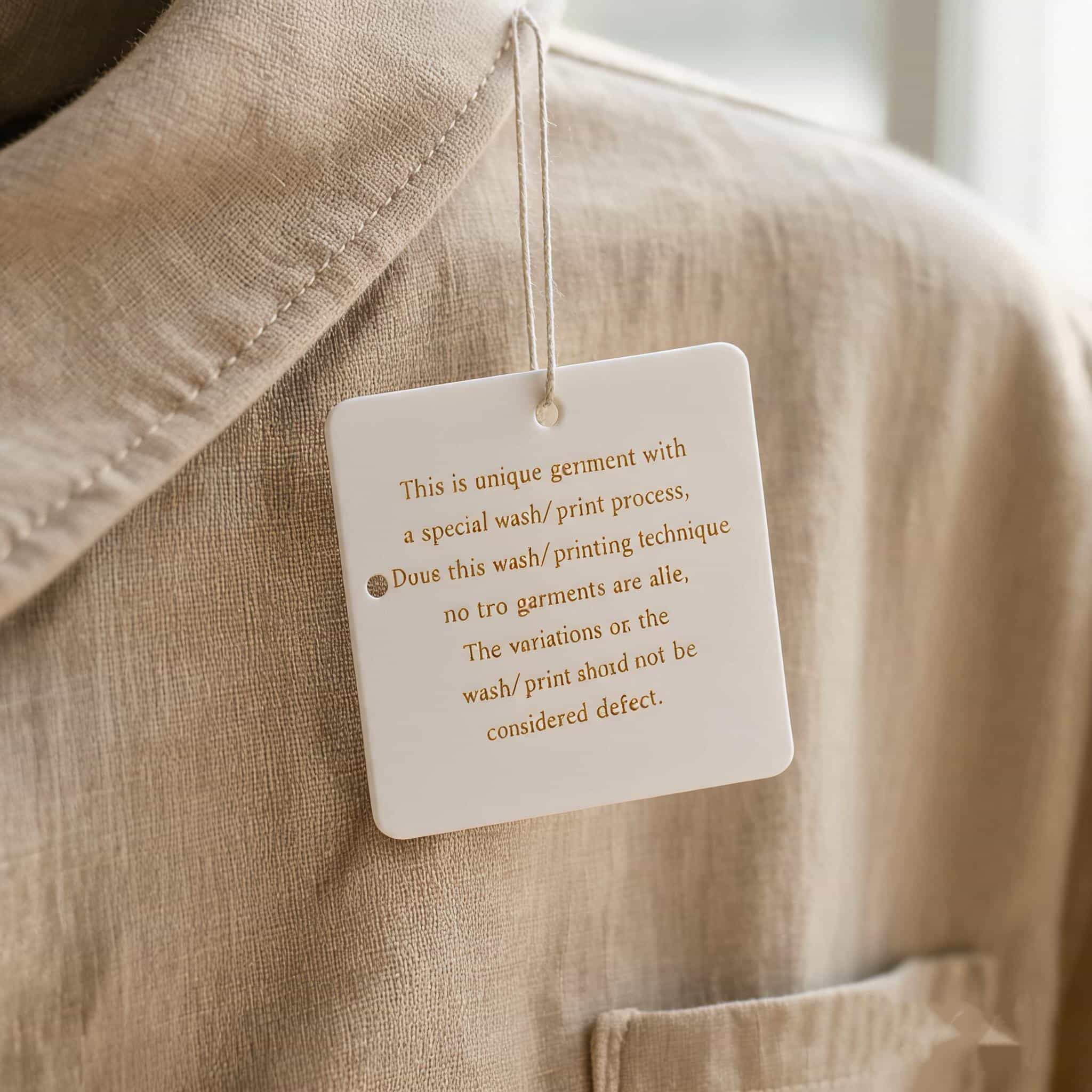 Luxury Garment Tags Paper Hang Tags with Custom Logo Printing