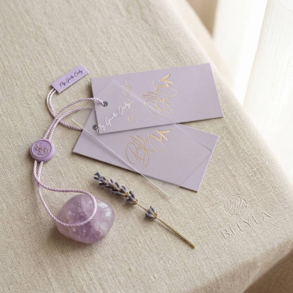 Wholesale Luxury Cardboard Paper Hang Tag Gold Foil Garment Tags for Clothing