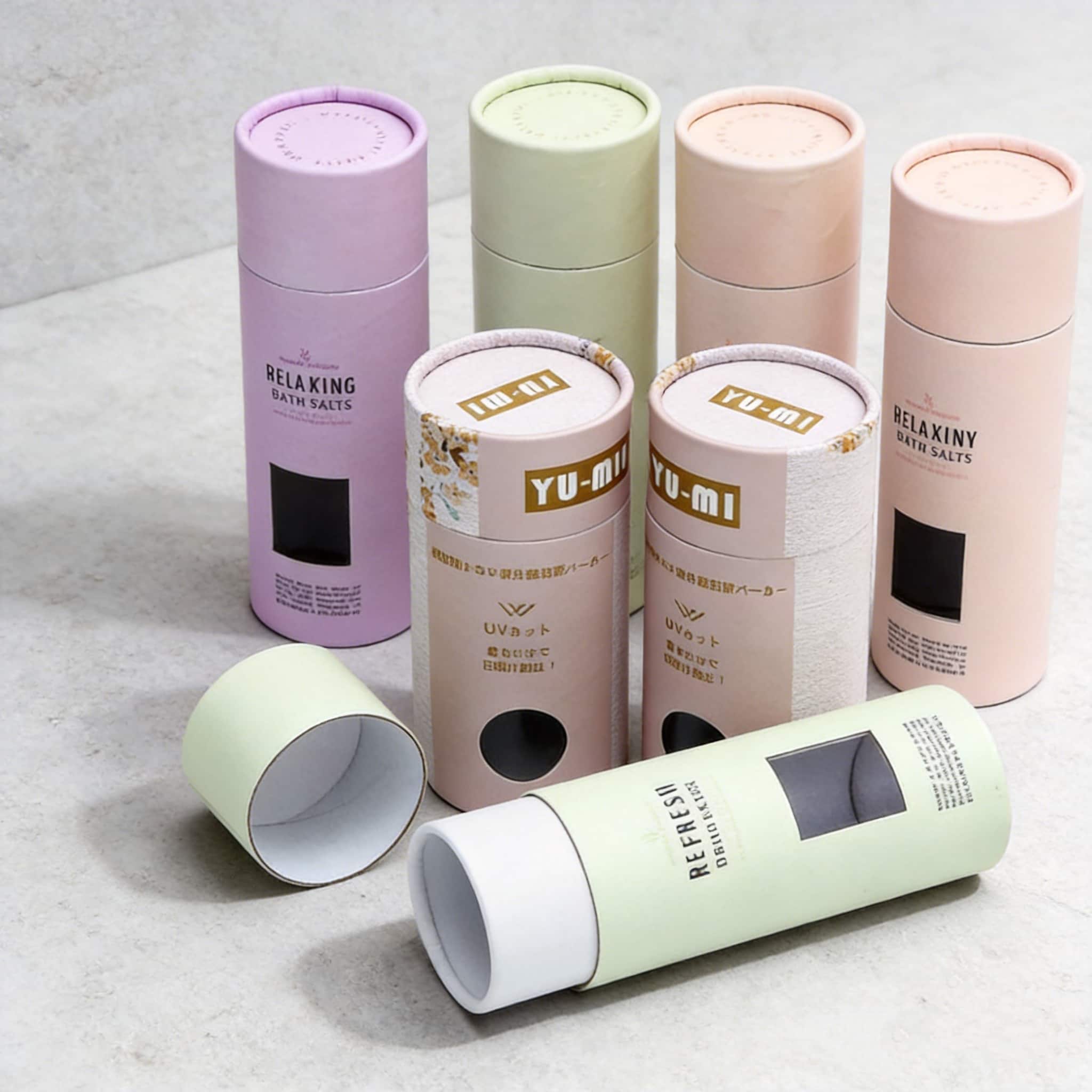 Personalized Custom Logo Printed Cardboard Paper Tube for Cosmetics Packaging Personalized Custom Logo Printed Cardboard Paper Tube for Cosmetics Packaging