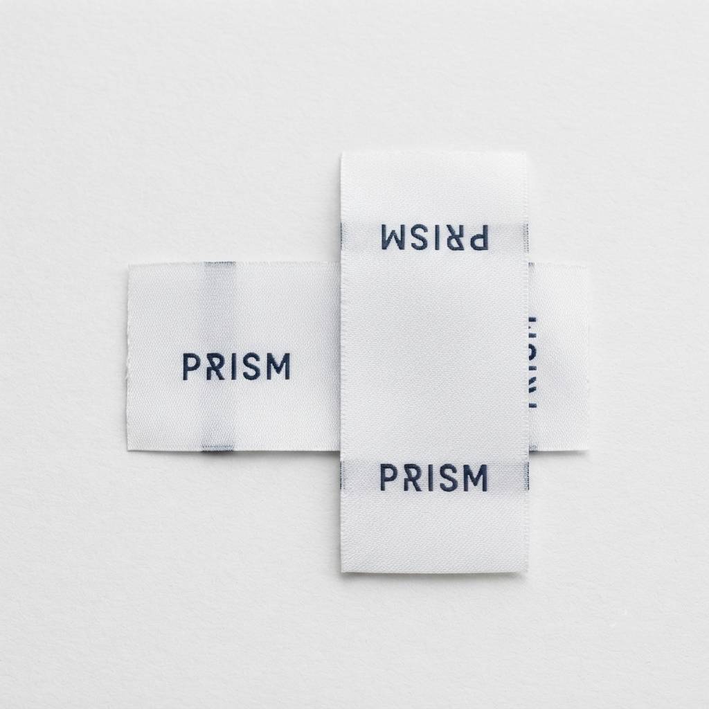 Custom Printed Woven Tags For Garment Manufacturing
